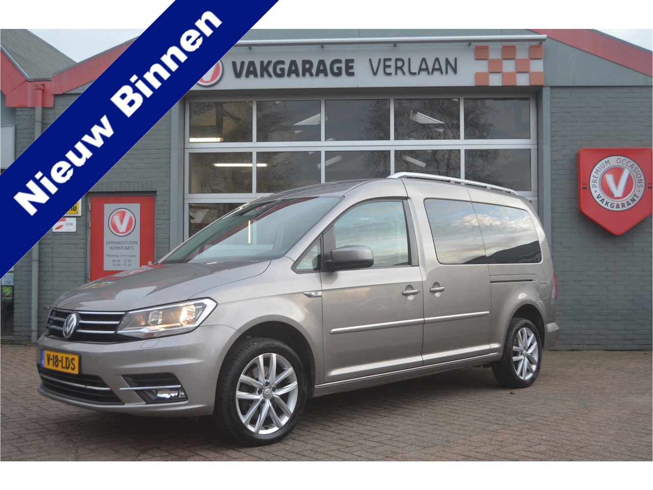 Volkswagen Caddy Maxi - 1.4 TSI L2H1 5 persoons Maxi Highline gar. 126 pk - AutoWereld.nl