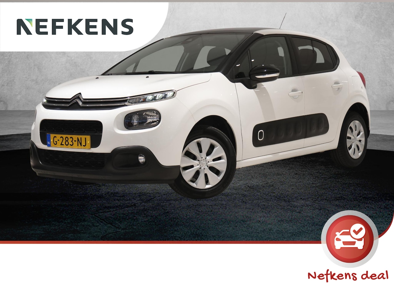 Citroën C3 - 82pk P.T. S&S Feel (1ste eig./Glazendak/Navigatie/AppleCarPlay/Climate/PDC/NL Auto!) - AutoWereld.nl