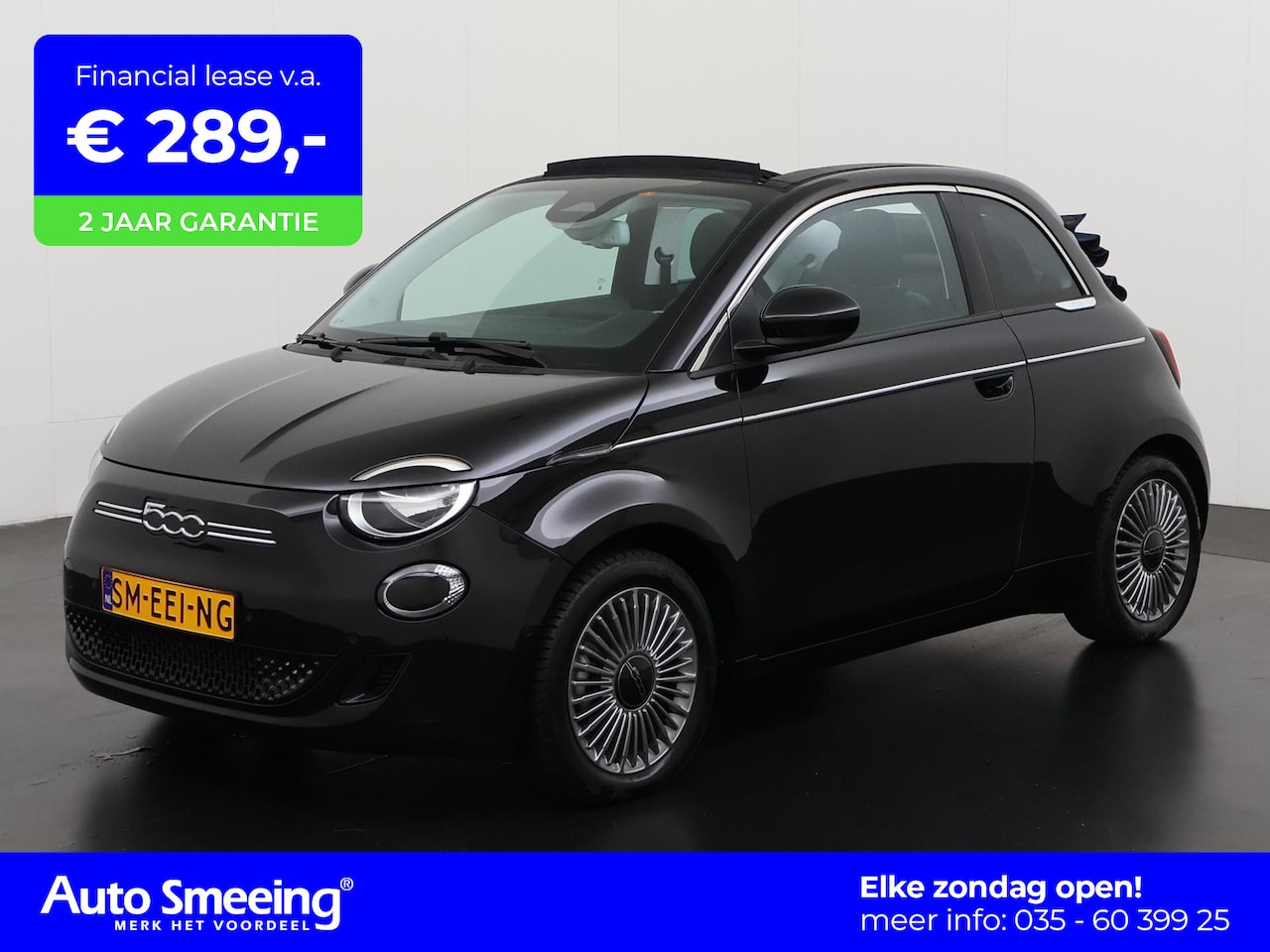 Fiat 500e - Cabrio 42 kWh | Camera | Stoelverwarming | Apple Carplay | Zondag Open! - AutoWereld.nl