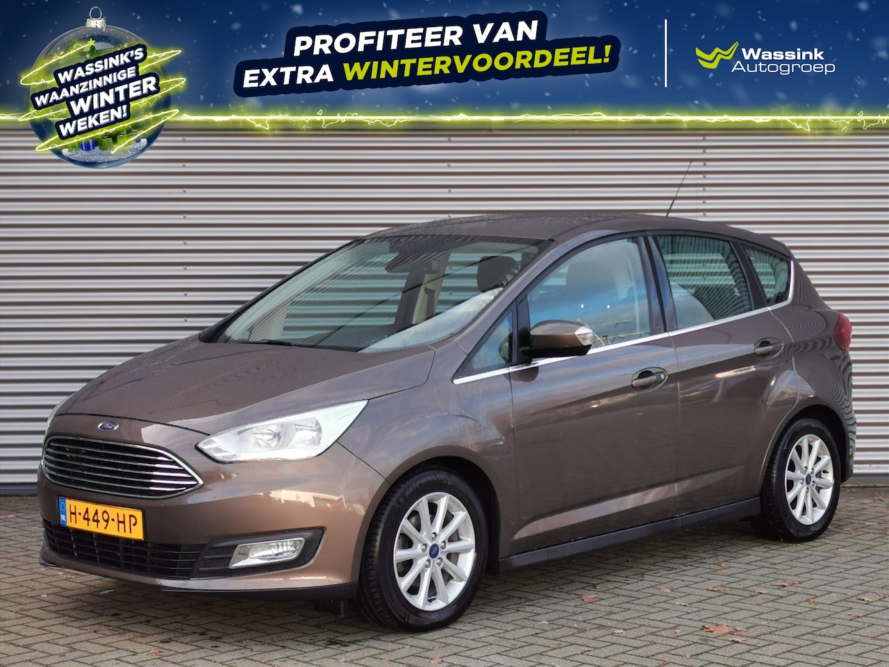 Ford C-Max - 1.0 EcoBoost 125pk Titanium Edition Navigatie Stoelverwarming - AutoWereld.nl