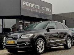 Audi Q5 - 3.0 TDI AUT7 QUATTRO 2X S-LINE 245 PK LEDER NAVI AIRCO LED LMV PDC