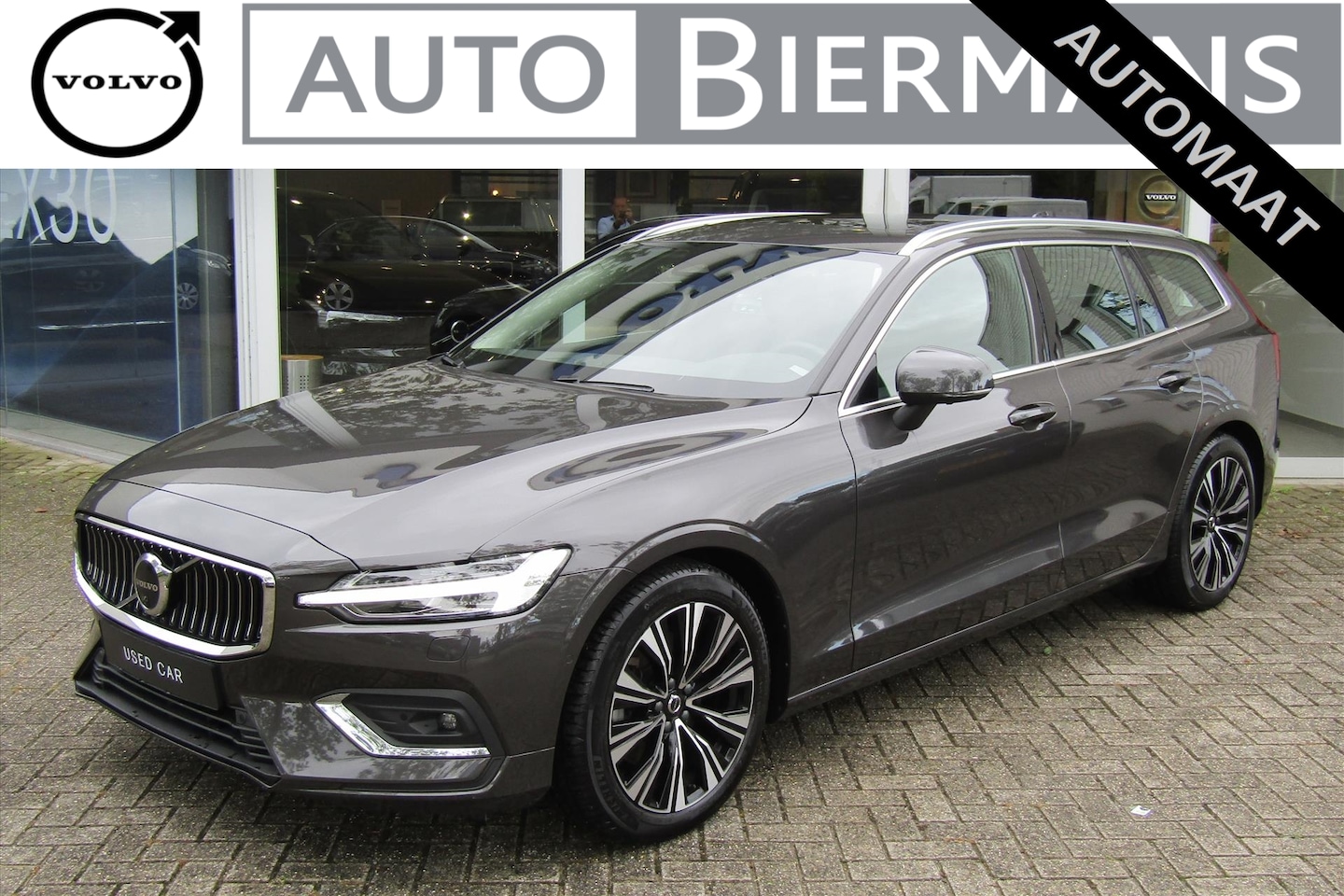 Volvo V60 - B4 GEART. PLUS/BRIGHT | LEER | 360GR. CAMERA | HARMAN KARDON - AutoWereld.nl