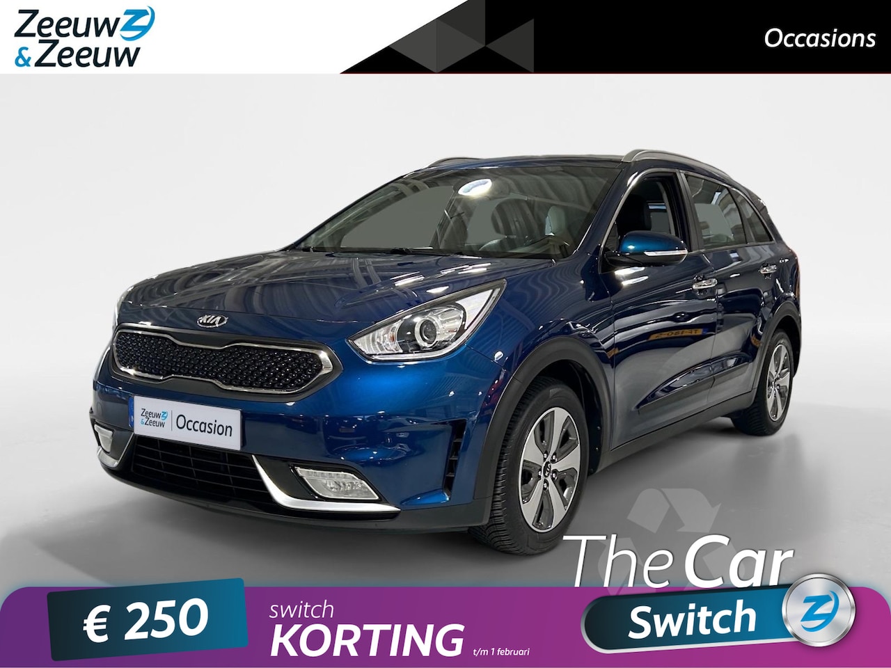 Kia Niro - 1.6 GDi Hybrid DynamicLine | Navi | Apple Carplay/Android Auto | Licht+ Regensensor | Crui - AutoWereld.nl