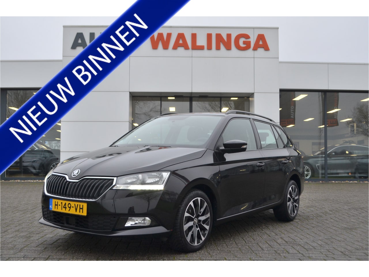 Skoda Fabia Combi - 1.0 TSI Business Edition Carplay Airco Cruise Trekhaak Lmv Front assist Navigatie - AutoWereld.nl