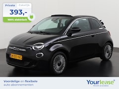 Fiat 500e - Cabrio 42 kWh | All-in 393, - Private Lease | Zondag Open