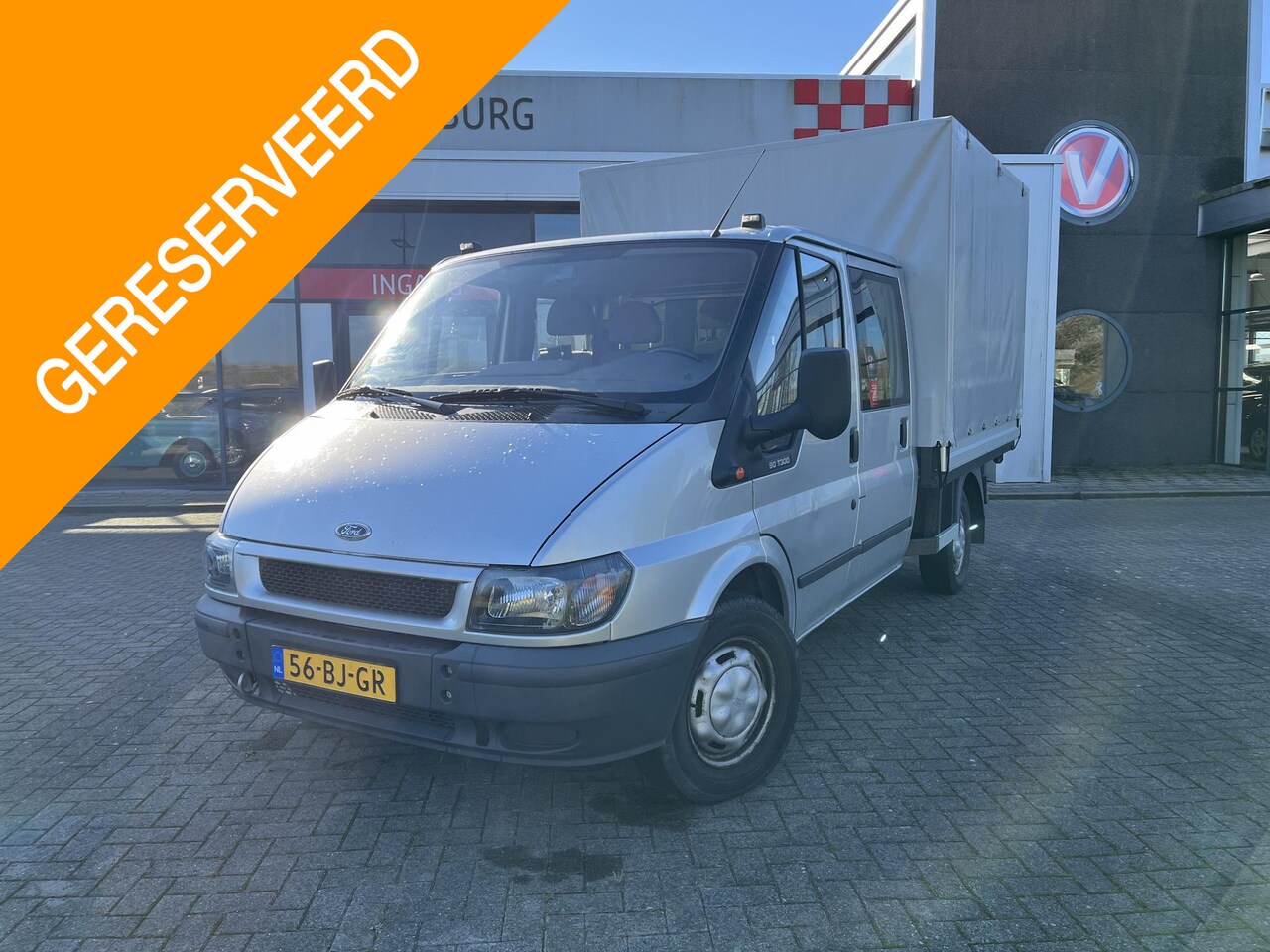 Ford Transit - 300M 2.4TDdi DC Uniek. Incl elektrische lier in laadbak. - AutoWereld.nl