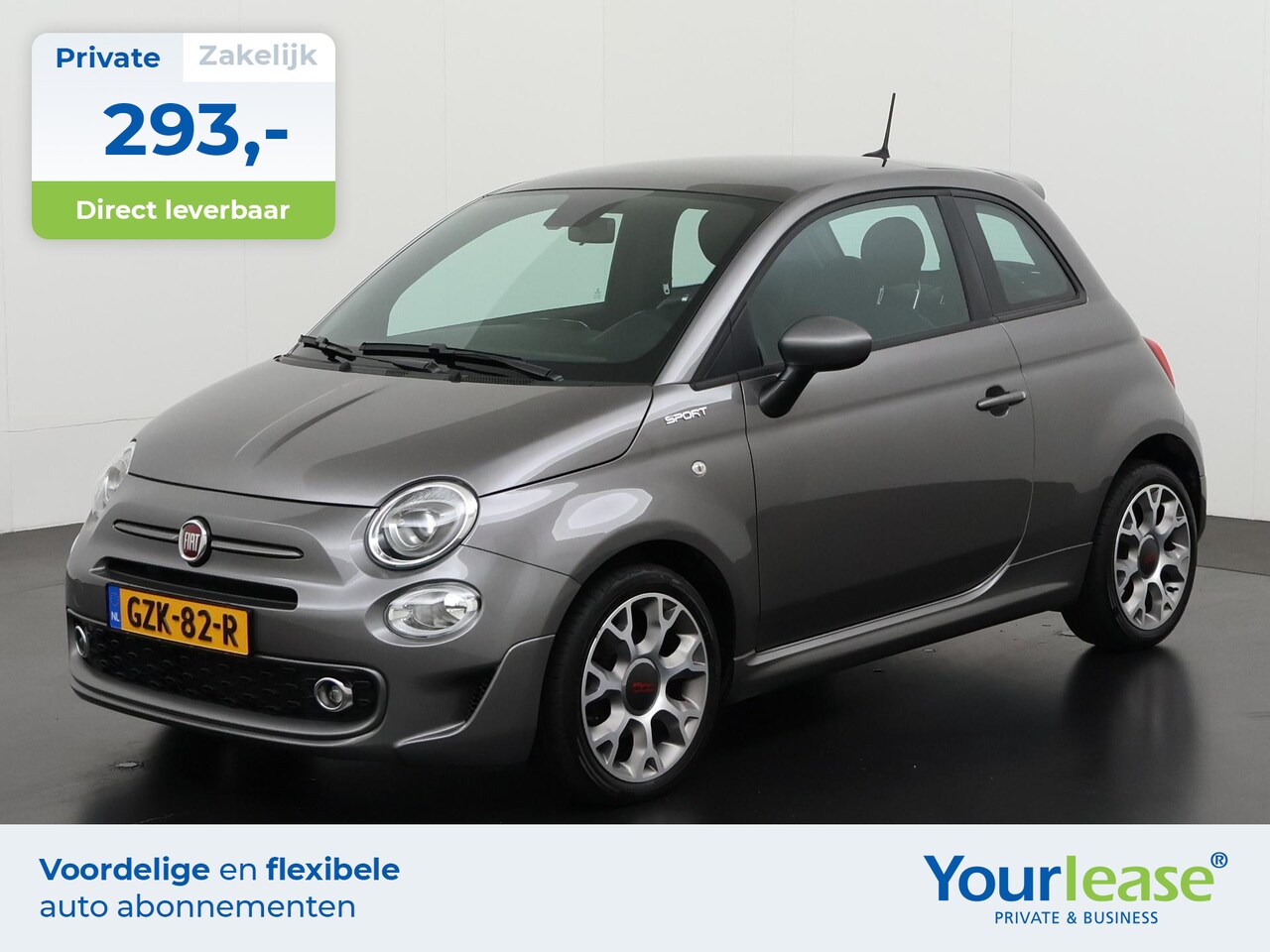 Fiat 500 - 1.0 Hybrid Sport | All-in 293,- Private Lease | Zondag Open! - AutoWereld.nl