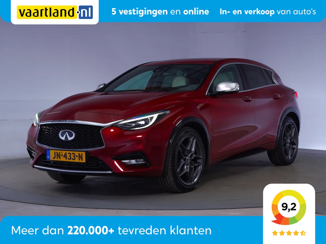 Infiniti Q30 - 1.6T Premium Tech [Leder, Memory, 360° Camera] - AutoWereld.nl