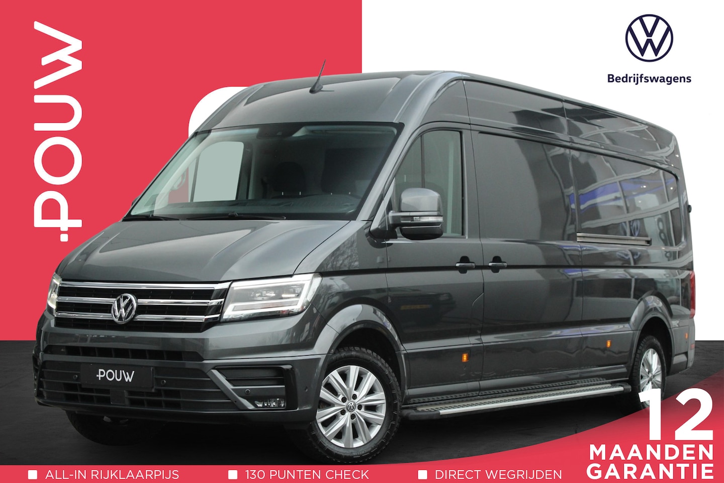 Volkswagen Crafter - 35 2.0 TDI 177pk AUT L4H3 Exclusive | Navigatie | LED koplampen | Camera | Adaptive Cruise - AutoWereld.nl