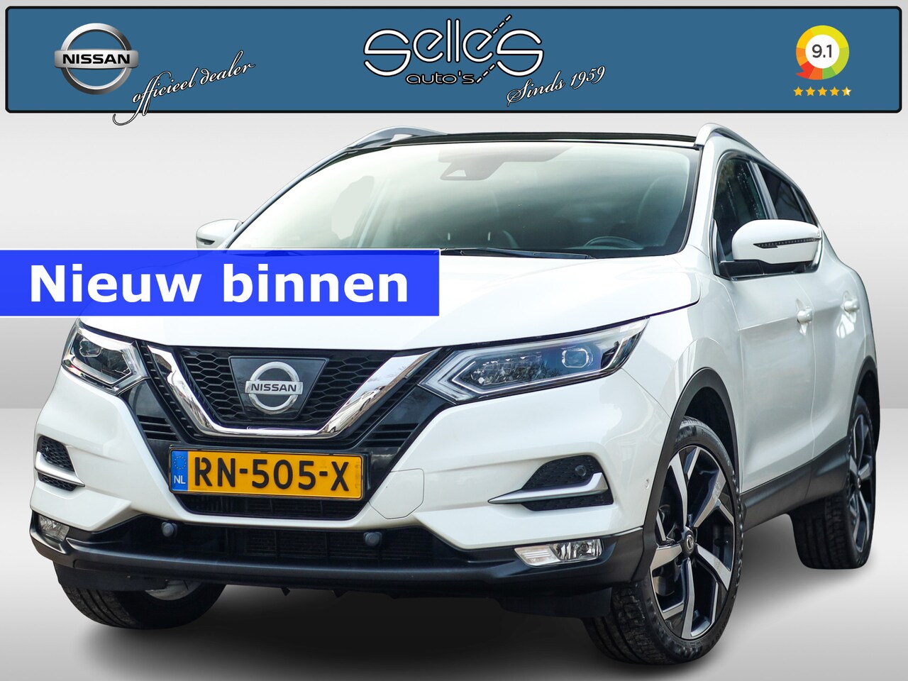 Nissan Qashqai - 1.2 Tekna + | 360 camera | Stoelverwarming | Panorama dak - AutoWereld.nl