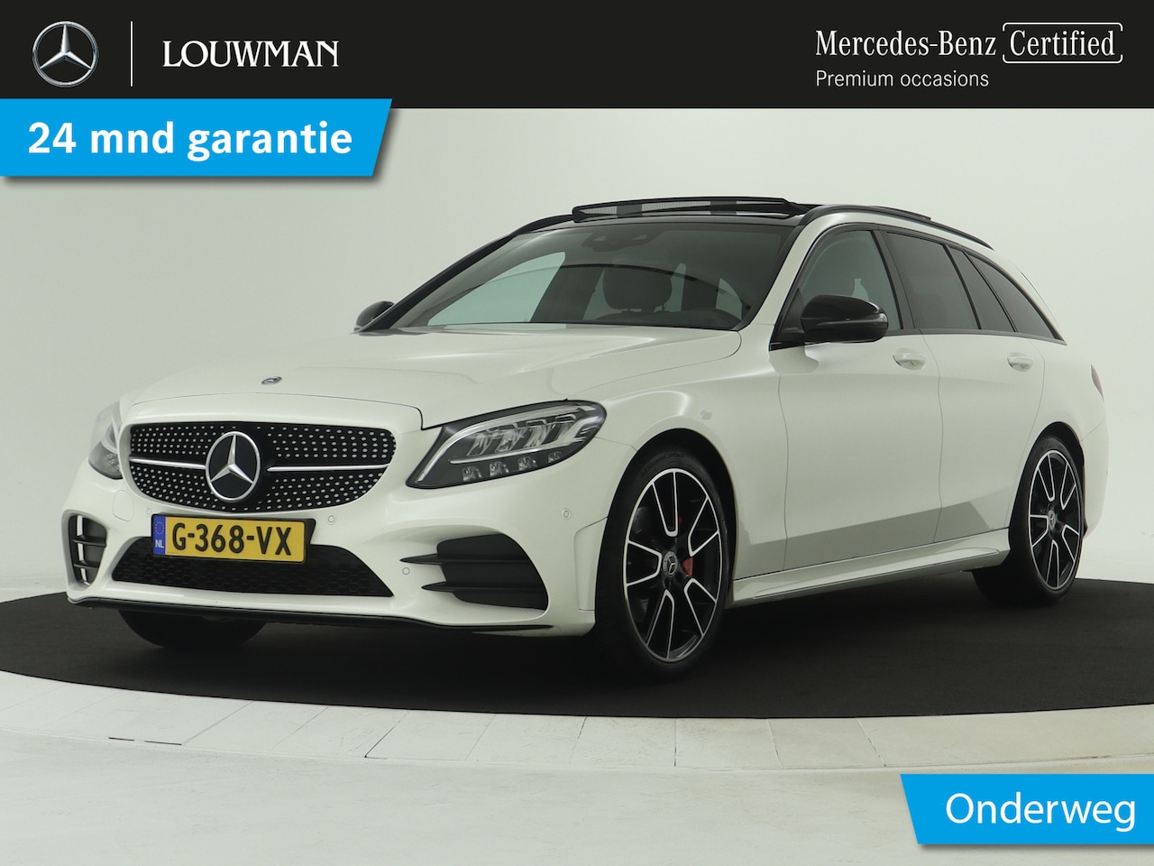 Mercedes-Benz C-klasse Estate - 180 AMG-line | Panoramadak | Burmeister audio | 19 inch. LM velgen | Parking support met c - AutoWereld.nl