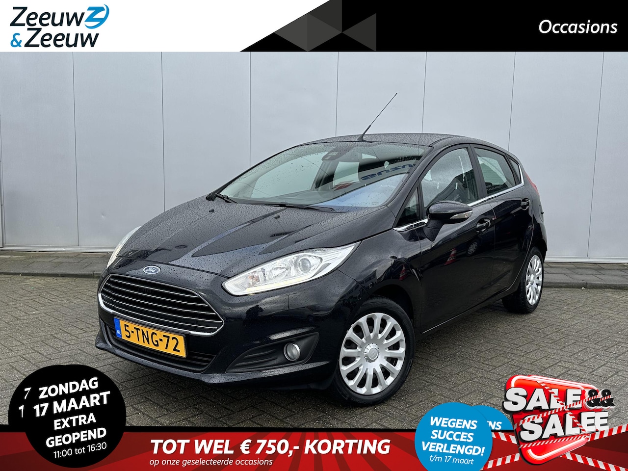 Ford Fiesta - 1.0 EcoBoost Titanium | Distributieriem recent Vervangen | Automaat | Voorruitverwarming | - AutoWereld.nl