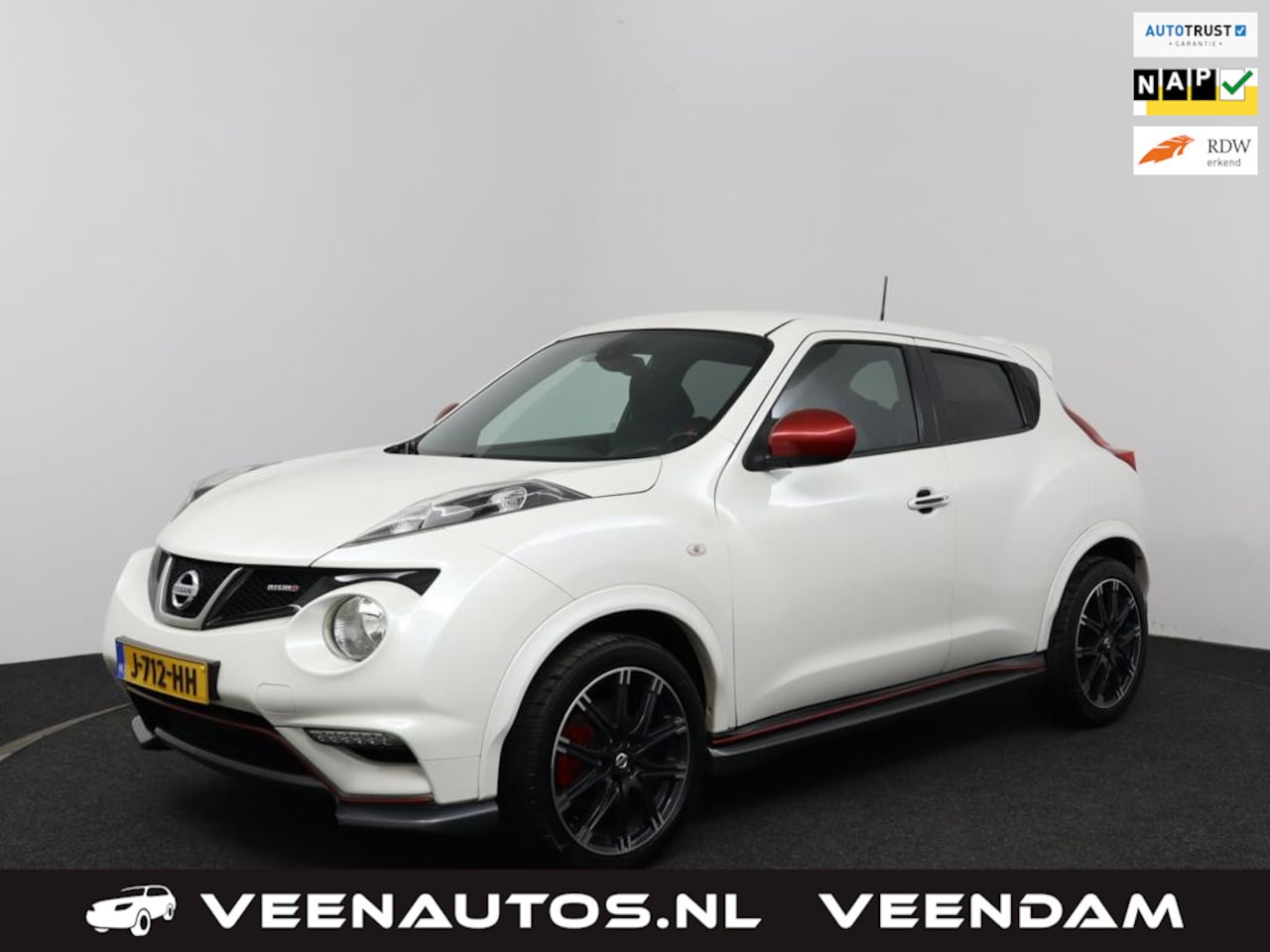 Nissan Juke - 1.6 Turbo NISMO Stage 1 Parelmoer Wit - AutoWereld.nl