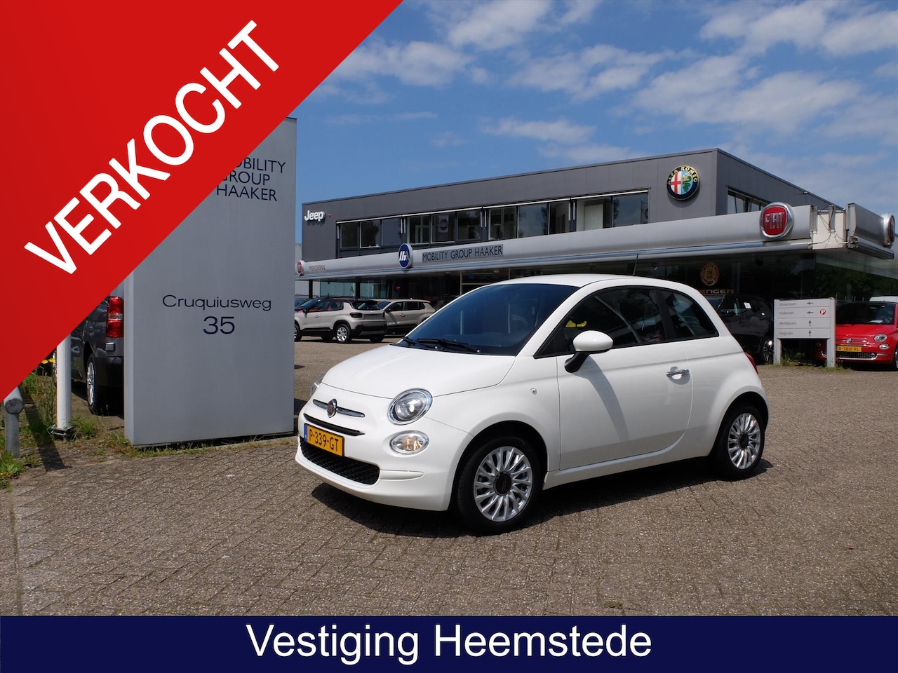 Fiat 500 - 1.0 70pk Hybride Parkeers. I Carplay/Android I 1e eigenaar - AutoWereld.nl