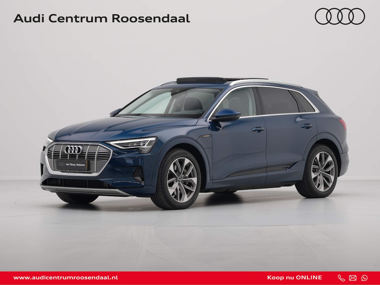 Audi e-tron - 55 quattro Business edition Plus 95 kWh Panorama Camera Memory Stoelverwarming - AutoWereld.nl