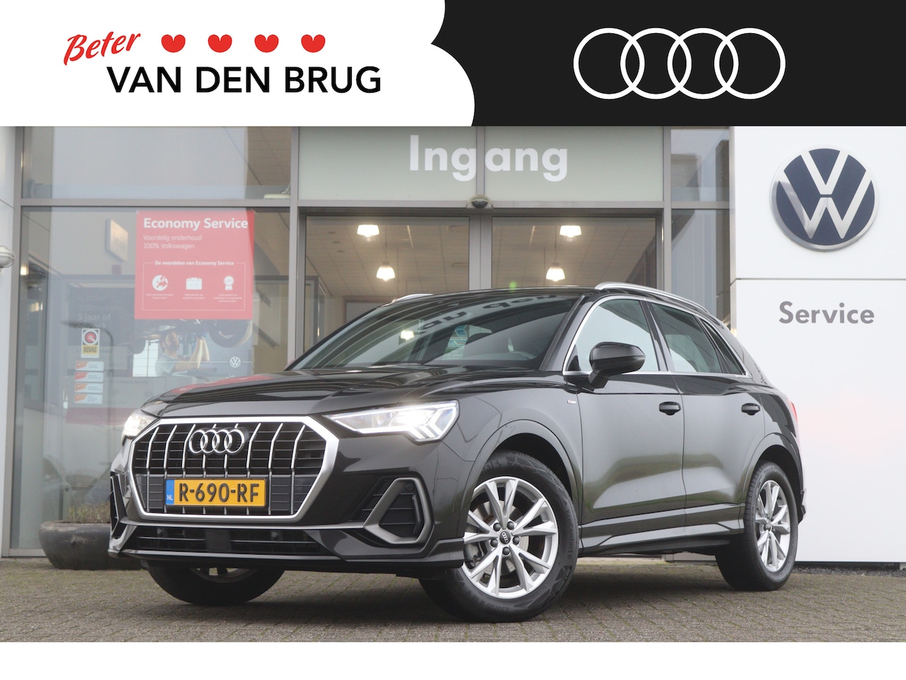 Audi Q3 - 35 TFSI 150 pk S edition | Navigatie | Zwenkbare Trekhaak | LED | Camera | PDC | Cruise | - AutoWereld.nl