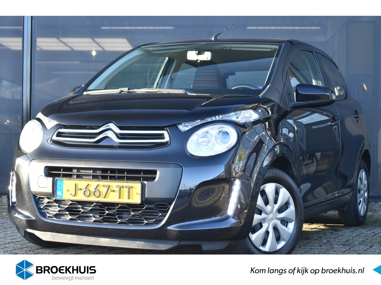 Citroën C1 - 1.0 VTi Feel | Navigatie By App | Achteruitrijcamera | Bluetooth | Airco | Snelheidsbegren - AutoWereld.nl