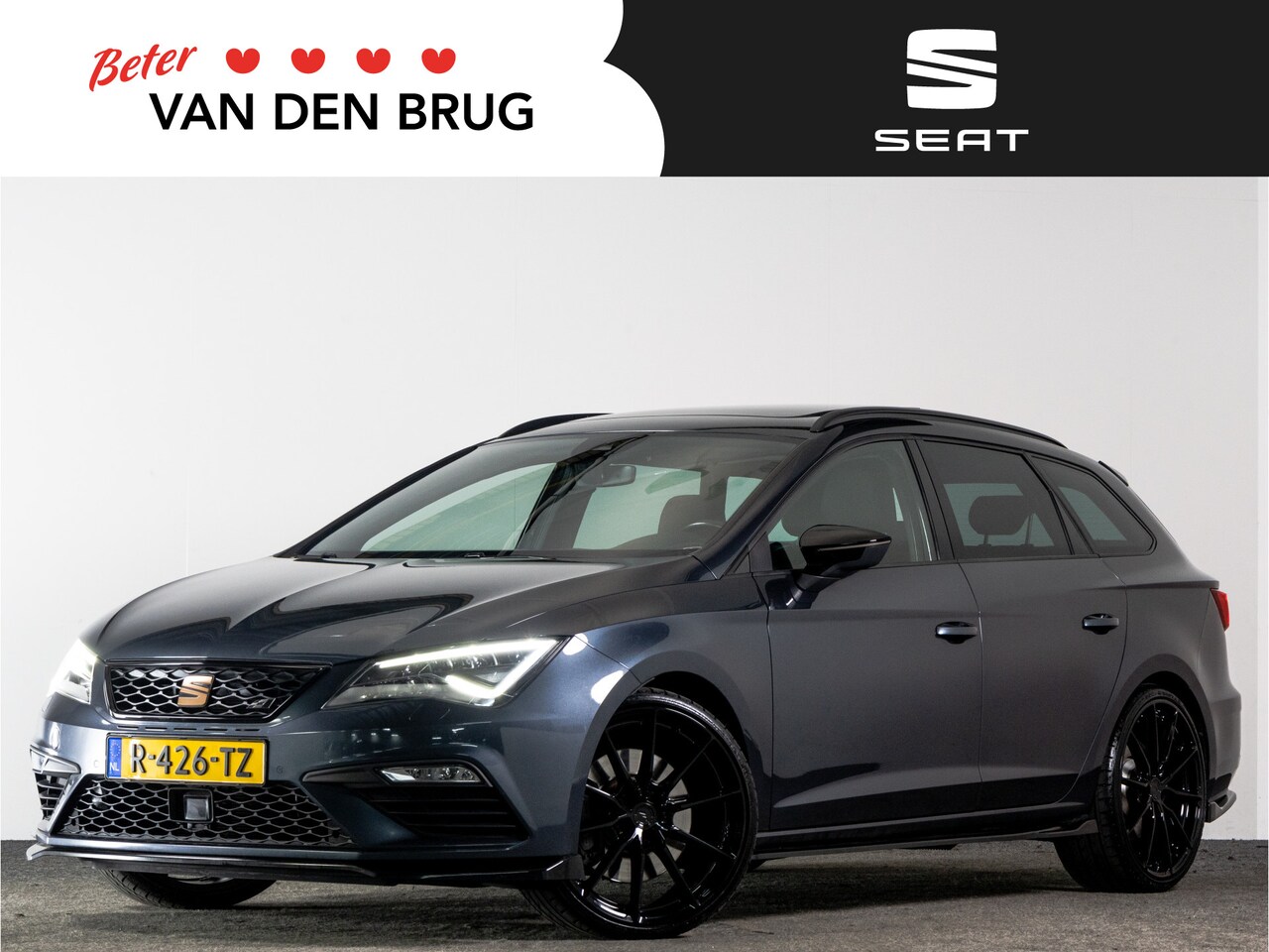 Seat Leon ST - 2.0 TSI 4DRIVE 370pk AUTOMAAT CUPRA | Panoramadak | Adaptieve cruise control | BEATS audio - AutoWereld.nl