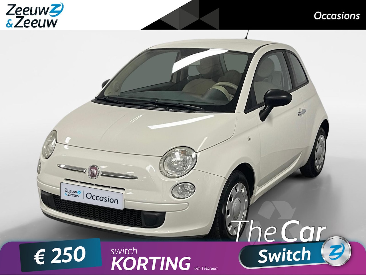 Fiat 500 - 1.2 Pop Centraal vergrendeling weinig km radio/cd 6 maanden garantie zeer mooie en leuke a - AutoWereld.nl