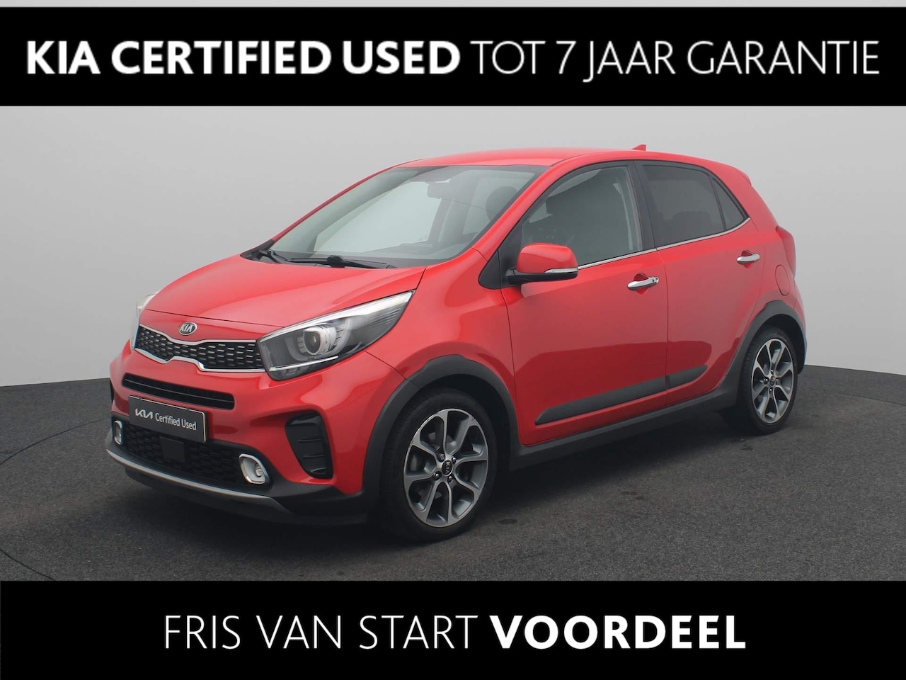 Kia Picanto - 1.0 T-GDI X-Line 100 PK | Leder | Stoelverwarming | Keyless | Navi | Camera | Clima | Crui - AutoWereld.nl