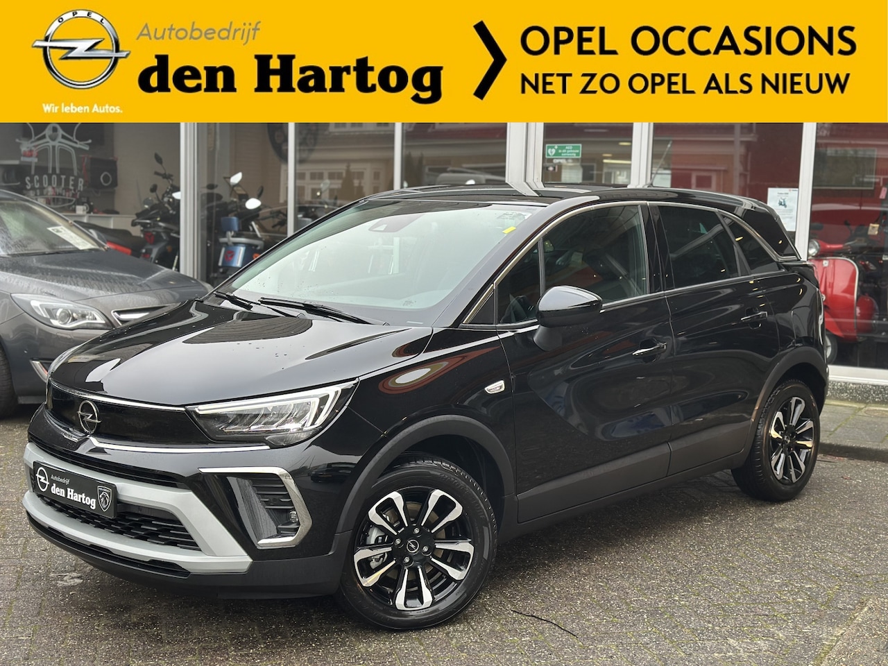 Opel Crossland - 1.2 Turbo Elegance Stoel+ stuurverwarming/Camera/Navi groot. - AutoWereld.nl