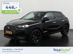 DS 3 Crossback - E-Tense Performance Line 50 kWh | All-in 446, - Private Lease | Zondag Open