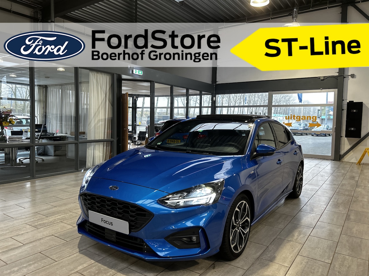 Ford Focus - EcoBoost 125 pk ST Line | Trekhaak | Pano | Winter Pack | B&O | Camera | Adapt. cruise | 1 - AutoWereld.nl