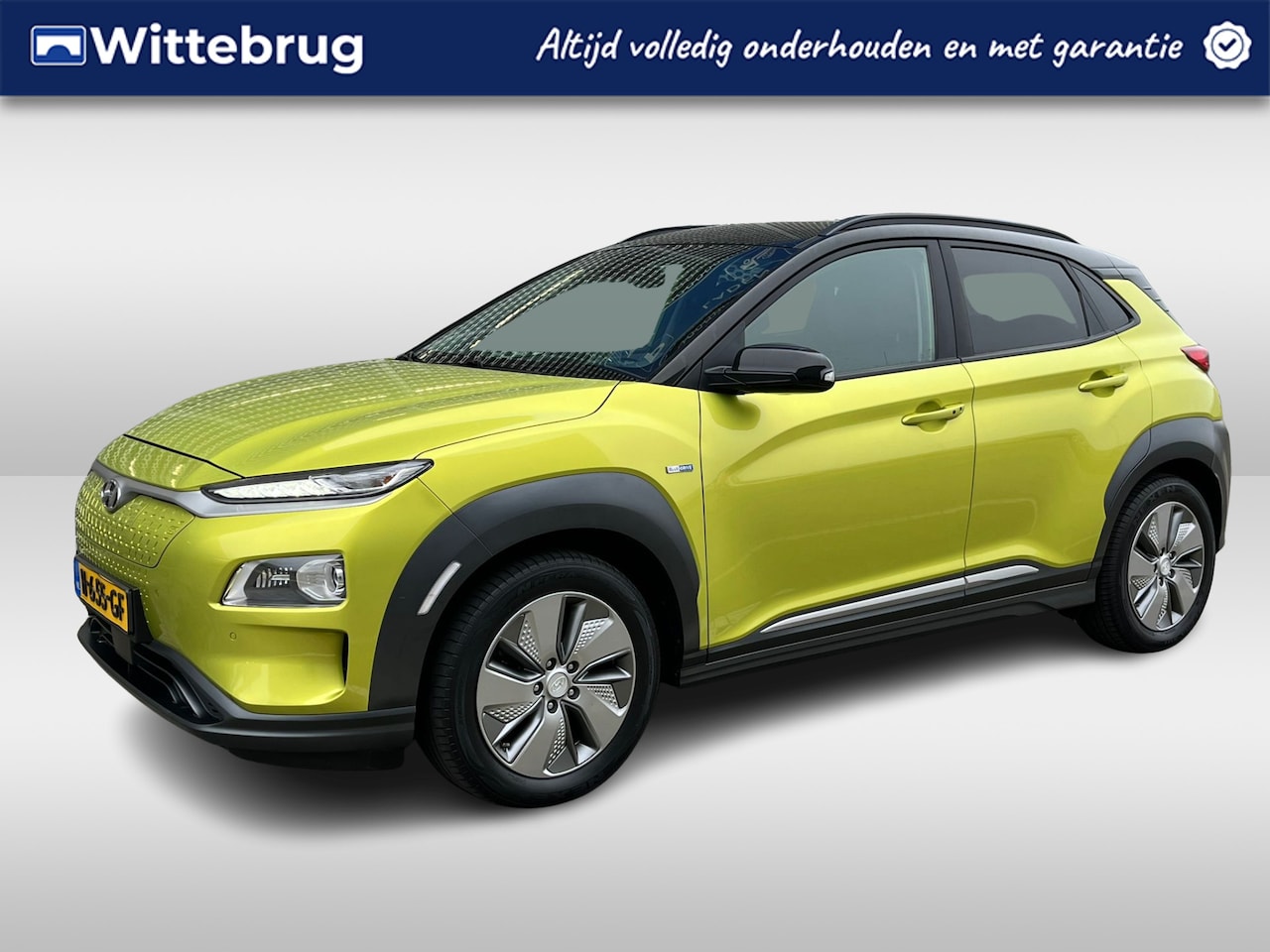 Hyundai Kona Electric - EV Premium 64 kWh / Achteruitrijcamera / Digitale Cockpit / Stuur + Stoelverwarming / LED - AutoWereld.nl