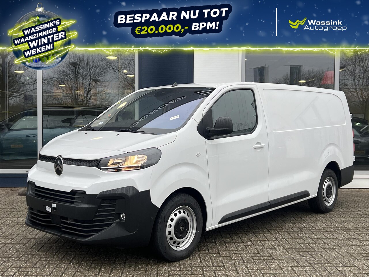 Citroën Jumpy - GB 2.0 BlueHDi 180pk L3 Aut | BPM Vrij ! | Afneembare trekhaak | Houten afwerking laadruim - AutoWereld.nl