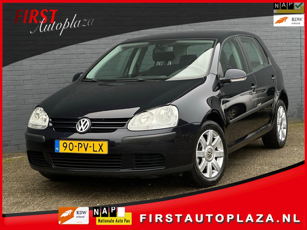 Volkswagen Golf - 1.4 FSI Comfortline 5-DEURS AIRCO/CRUISE NETTE AUTO ! - AutoWereld.nl