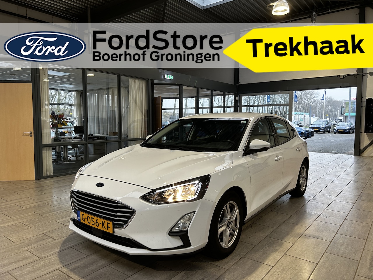 Ford Focus - EcoBoost 125 pk Trend Edition |Airco | Cruise | Navi | Apple carplay/Android Auto | 16" LM - AutoWereld.nl