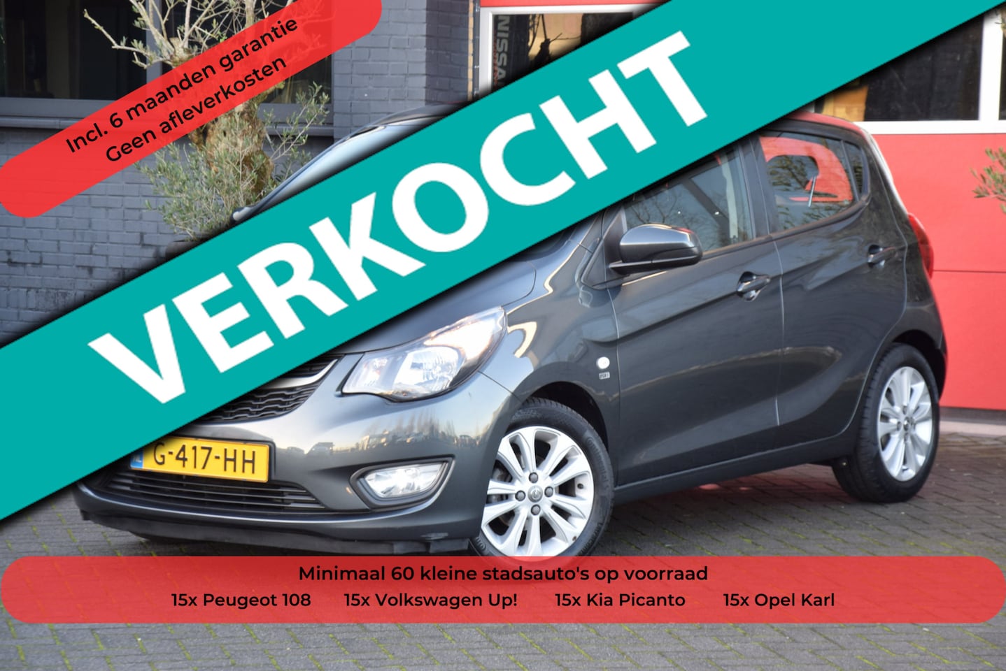 Opel Karl - 1.0 ecoFLEX 120 Jaar Edition 2019 Airco Cruise control Parkeersensoren 5 Deurs - AutoWereld.nl