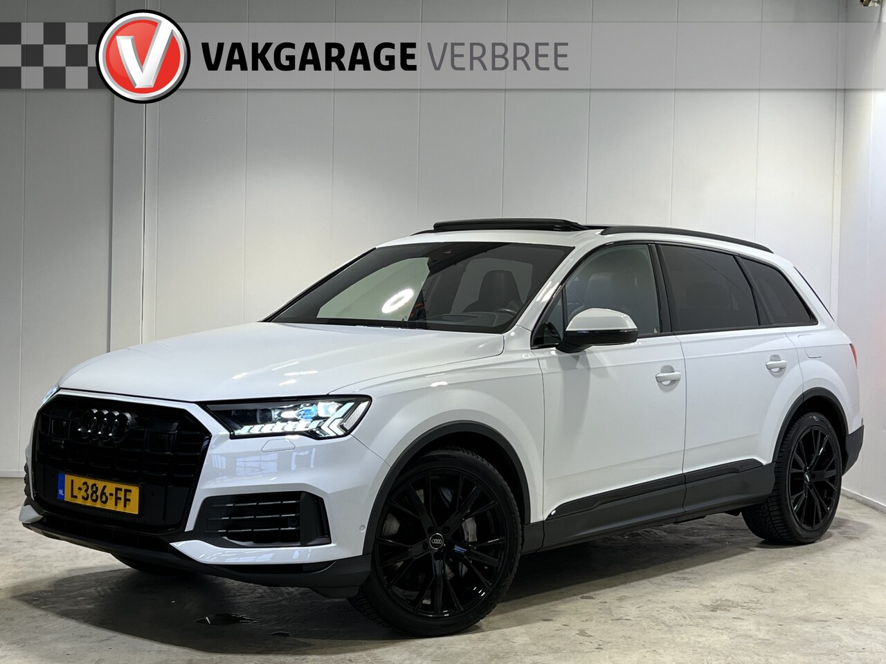 Audi Q7 - 55 TFSI e quattro Pro Line Plus | Luchtvering | LM Velgen 20" | Stoelen Voor/Achter Verwar - AutoWereld.nl