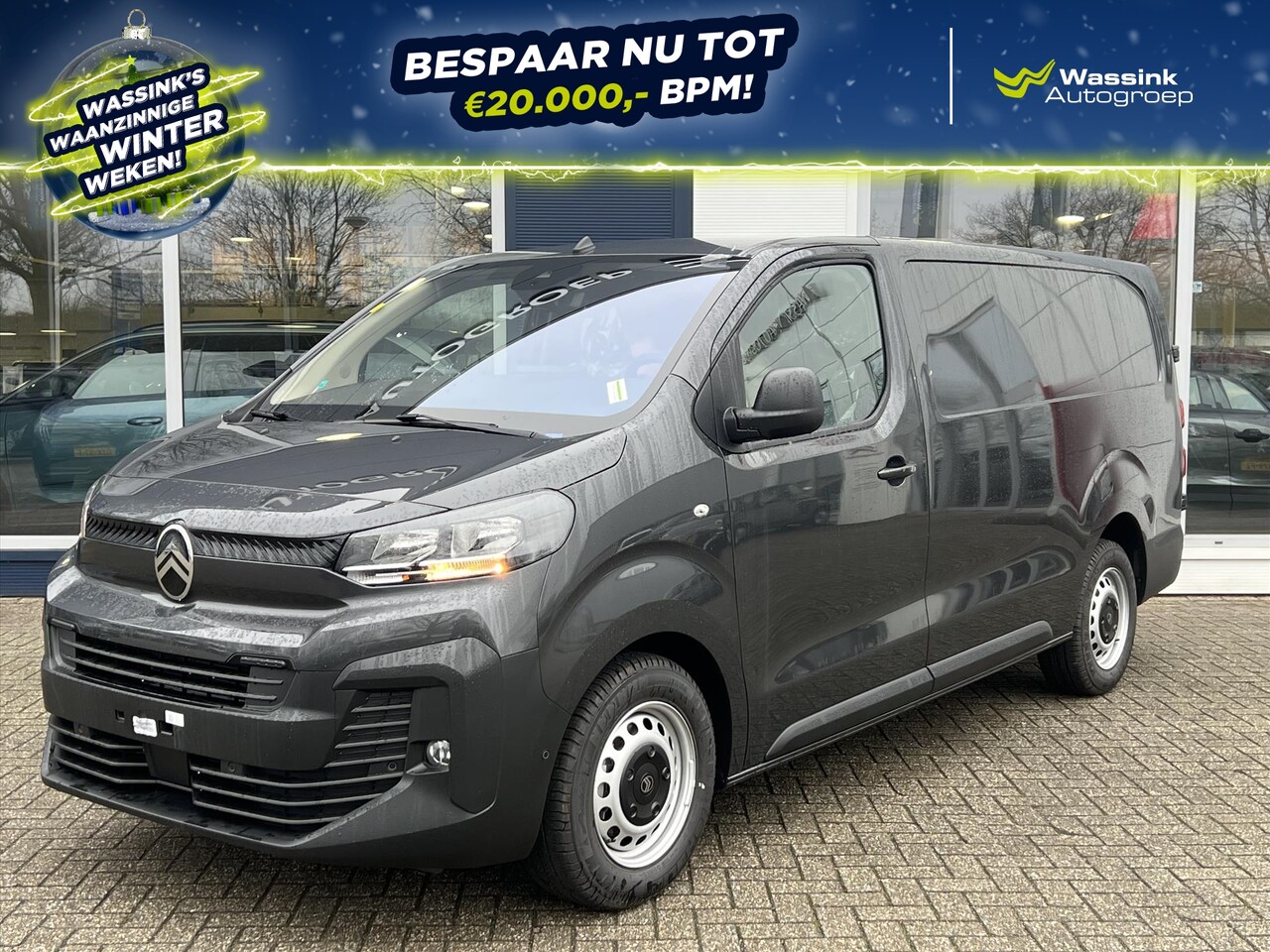 Citroën Jumpy - GB 2.0 BlueHDi 180pk L3 Aut | BPM Vrij ! | Afneembare trekhaak | Houten afwerking laadruim - AutoWereld.nl