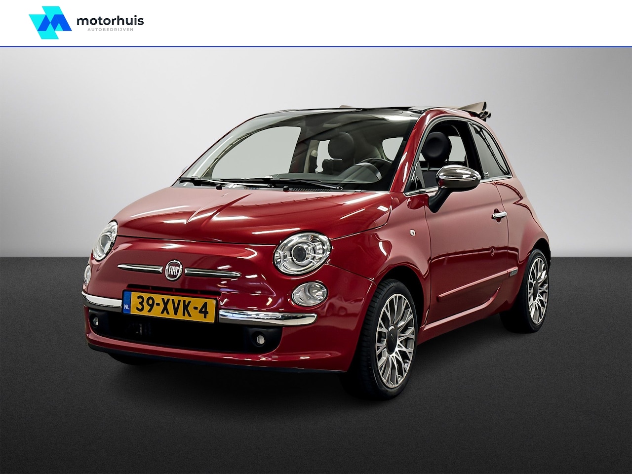 Fiat 500 C - 0.9 TURBO 85PK AUTOMAAT LOUNGE ECC LEDER XENON INTERSCOPE PDC NAP - AutoWereld.nl