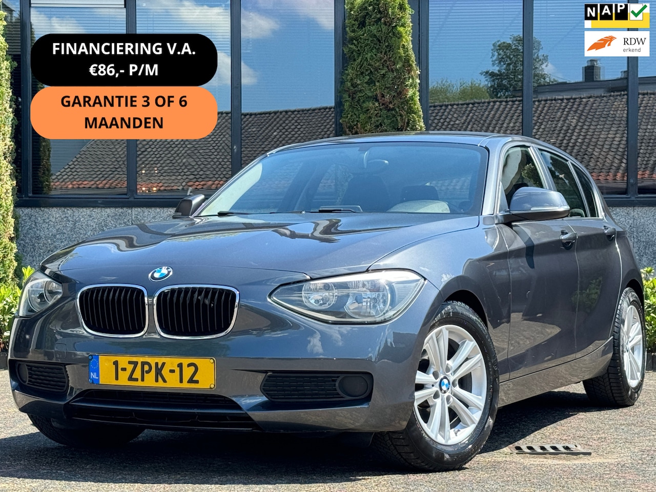 BMW 1-serie - 114i Edition 5 Deurs | Airco | 2e EIG - AutoWereld.nl