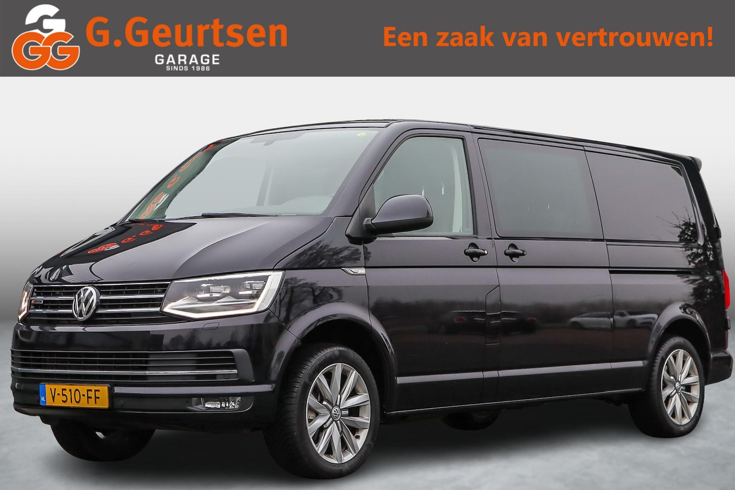 Volkswagen Transporter - 2.0 TSI L2H1 4Motion DC Highline Dubbel cabine, Volleder, Schuifdak, Marge, Trekhaak, - AutoWereld.nl