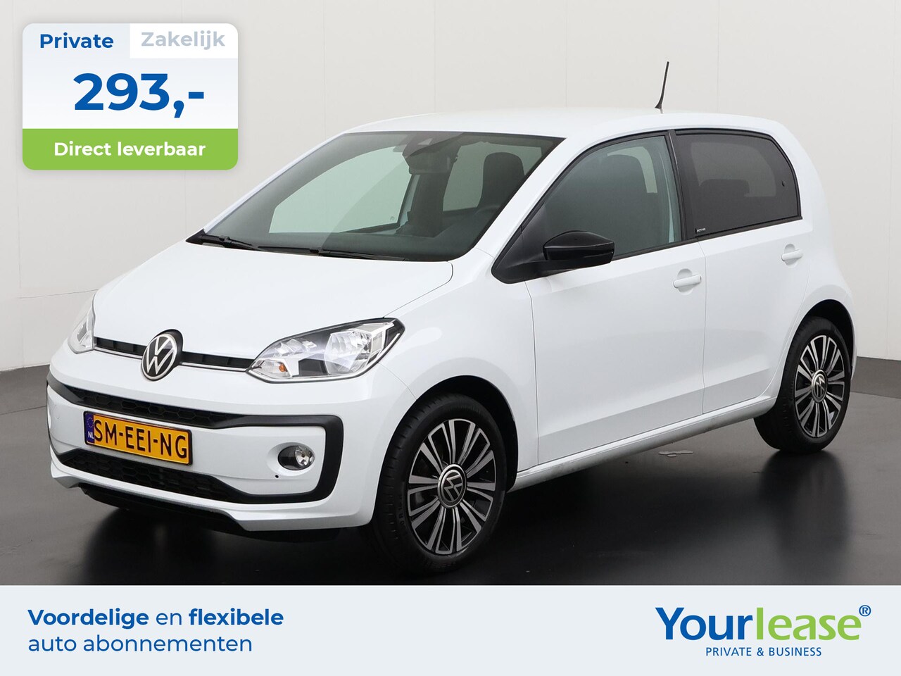 Volkswagen Up! - 1.0 Active | All-in 293,- Private Lease | Zondag Open! - AutoWereld.nl