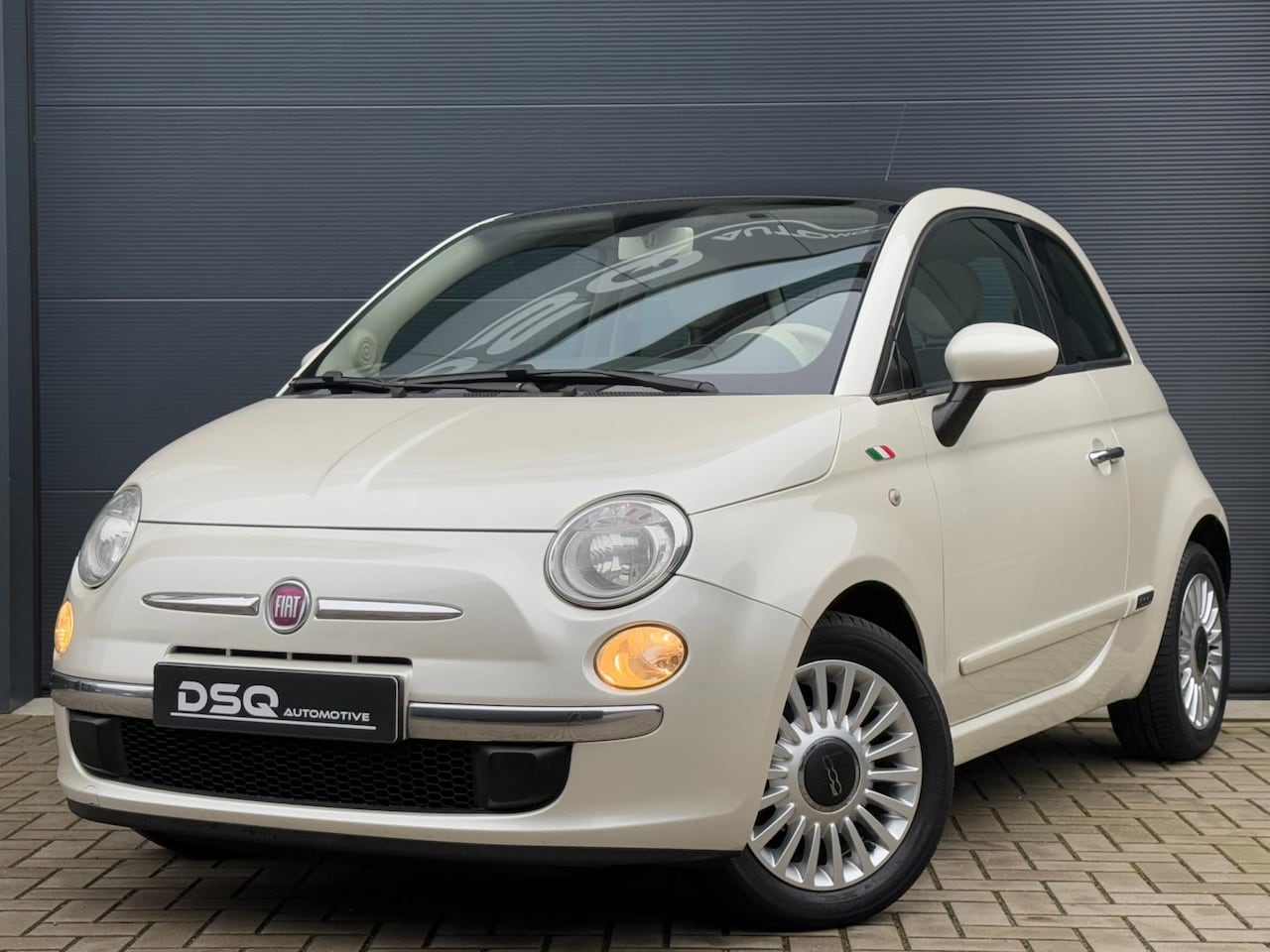 Fiat 500 - 1.2 Lounge | Pearl White | Automaat | Pano | Leer | - AutoWereld.nl