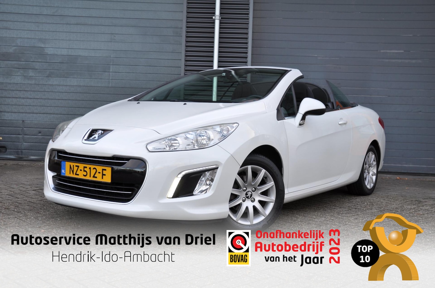 Peugeot 308 CC - 1.6 VTi Sport 1.6 VTi Sport, Parelmoer Wit, Windscherm, Airco. - AutoWereld.nl