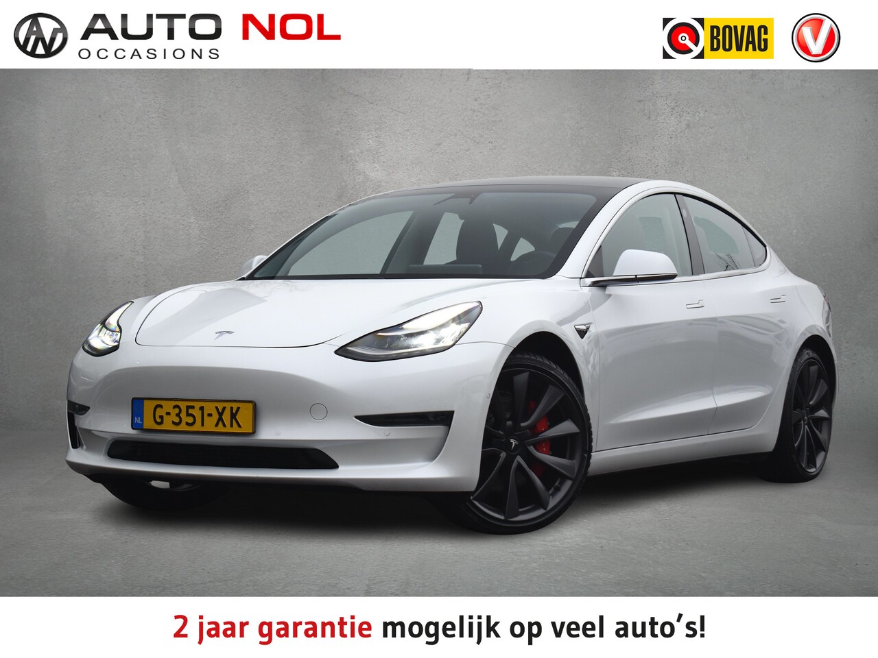 Tesla Model 3 - Performance AWD 75 kWh | 513 PK | Full Self Driving | Leer | Pano - AutoWereld.nl