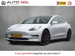 Tesla Model 3 - Performance AWD 75 kWh | 513 PK | Full Self Driving | Leer | Pano