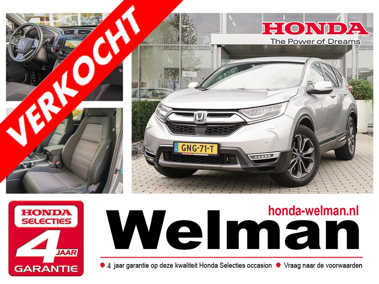 Honda CR-V - 2.0i e:HEV HYBRID ELEGANCE - AUTOMAAT - 184 PK - TREKHAAK - AutoWereld.nl