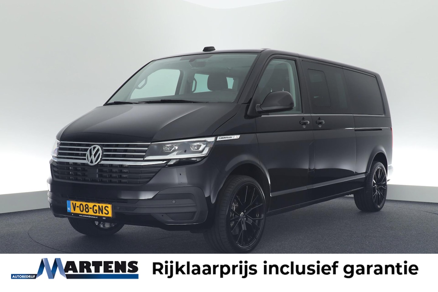 Volkswagen Transporter Caravelle - 2.0 TDI 204pk DSG L2H1 32 DC Schuifdeur L+R Virtual Cockpit Leder Navigatie Stoelverwarmin - AutoWereld.nl