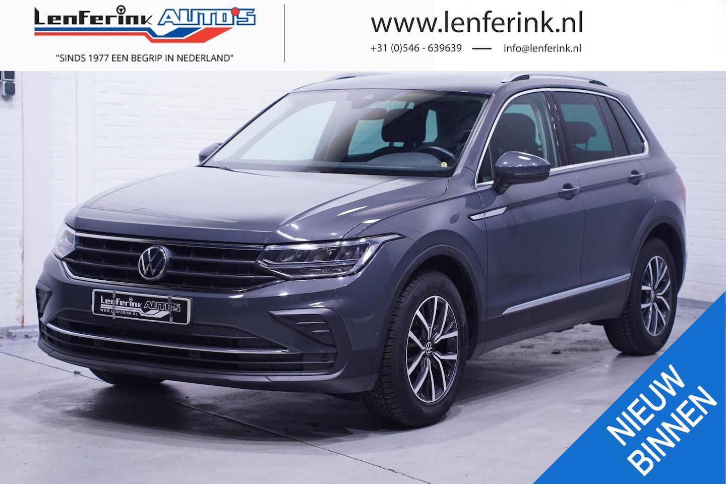 Volkswagen Tiguan - 1.5 TSI Life Business Virtual Led koplampen Stuur-en stoelverwaming Sportstoelen met massa - AutoWereld.nl