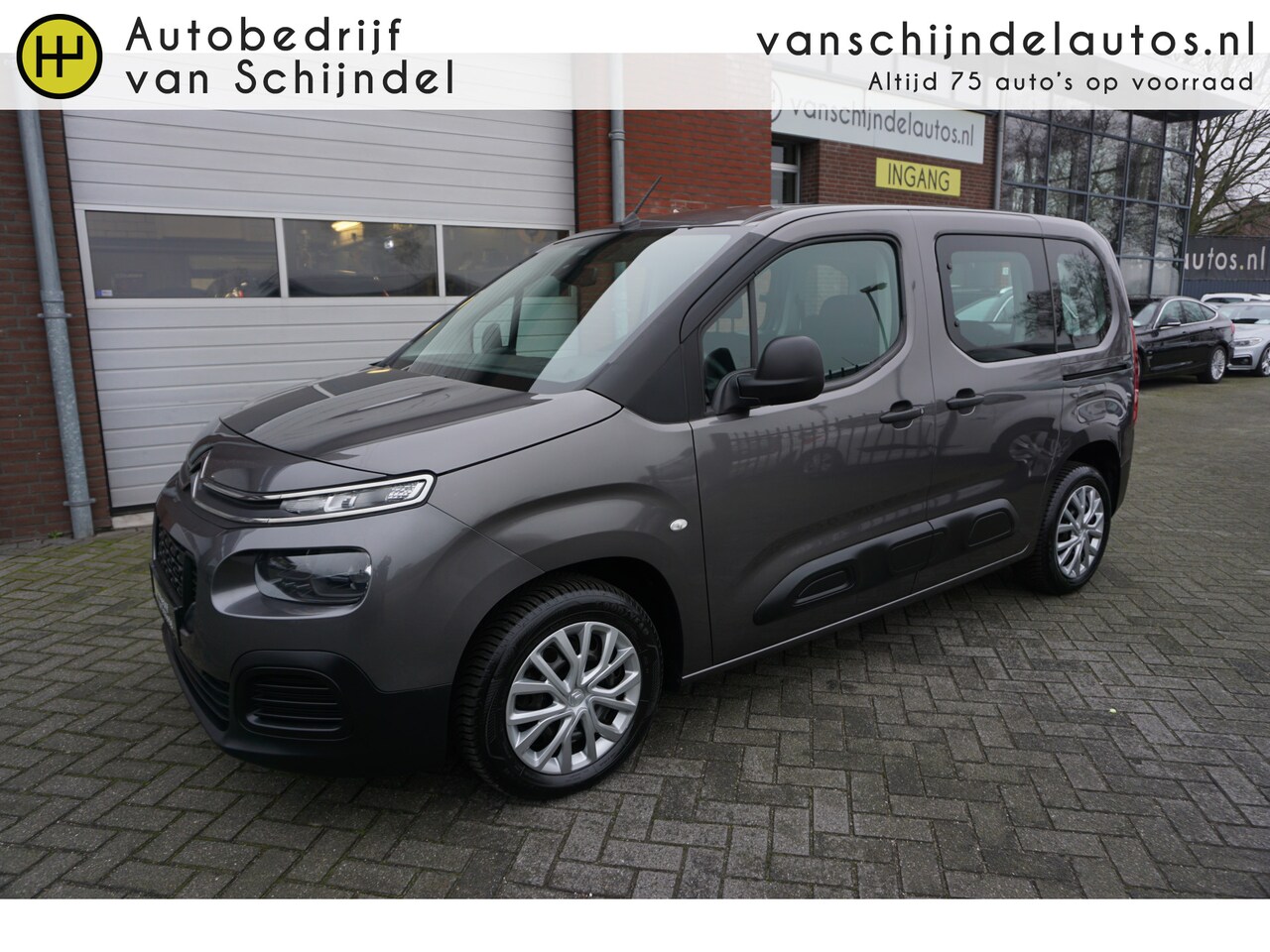 Citroën Berlingo - 1.2 PURETECH MULTISPACE 5 PERSOONS AIRCO CRUISECONTROL BLUETOOTH RIJSTROOKSENSOR 2X SCHUIF - AutoWereld.nl