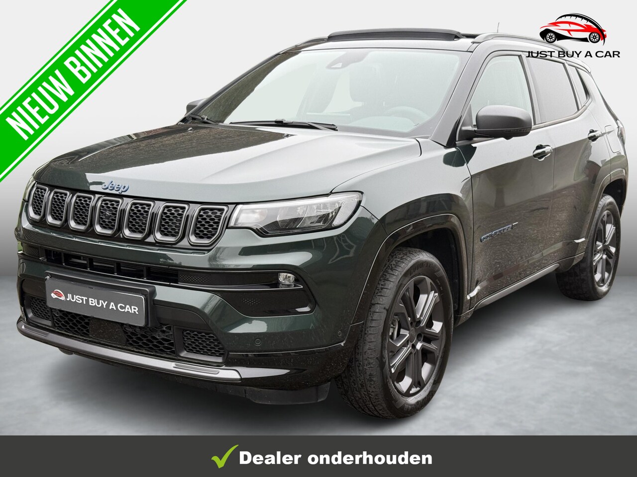 Jeep Compass - 4xe 240 Plug-in Hybrid Electric 80th Anniversary Dealergarantie / Panorama dak / 4x4 (vier - AutoWereld.nl