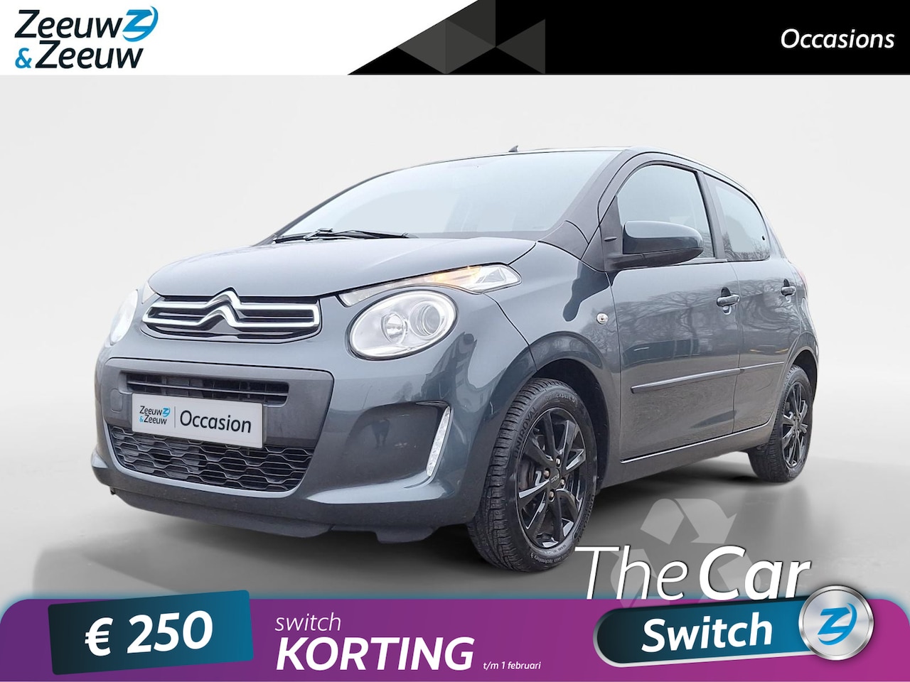 Citroën C1 - 1.0 e-VTi Feel | Airco | 15" Lichtmetaal | Radio | - AutoWereld.nl