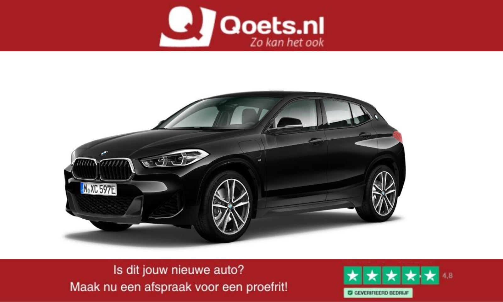 BMW X2 - xDrive25e High Executive M Sport - Elektrisch verwarmde voorstoelen - Sportstoelen - Park - AutoWereld.nl