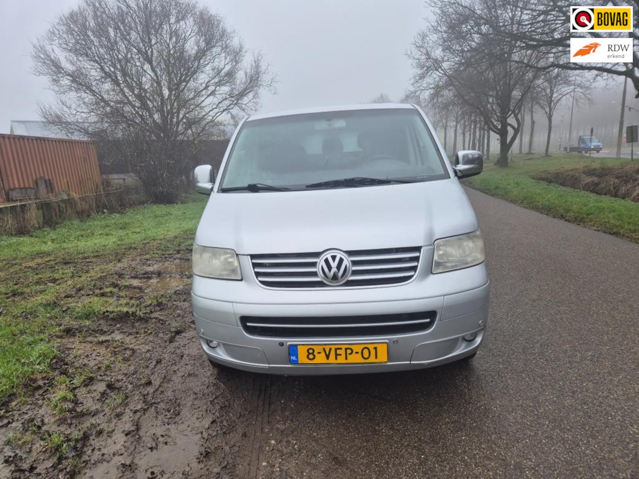 Volkswagen Transporter - 2.5 TDI 340 Trendline DC 60 EDITION LEDER AUTOMAAT - AutoWereld.nl